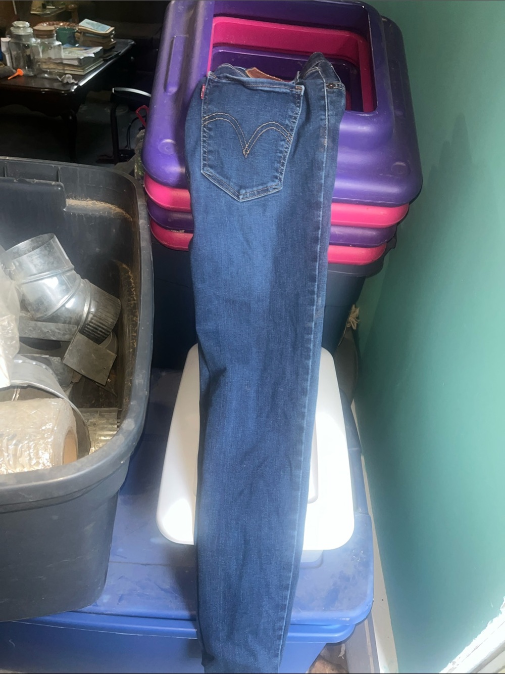 Women's Skinny Levi’s MILE HIGH SUPER SKINNY SIZE 27 waist leg 30